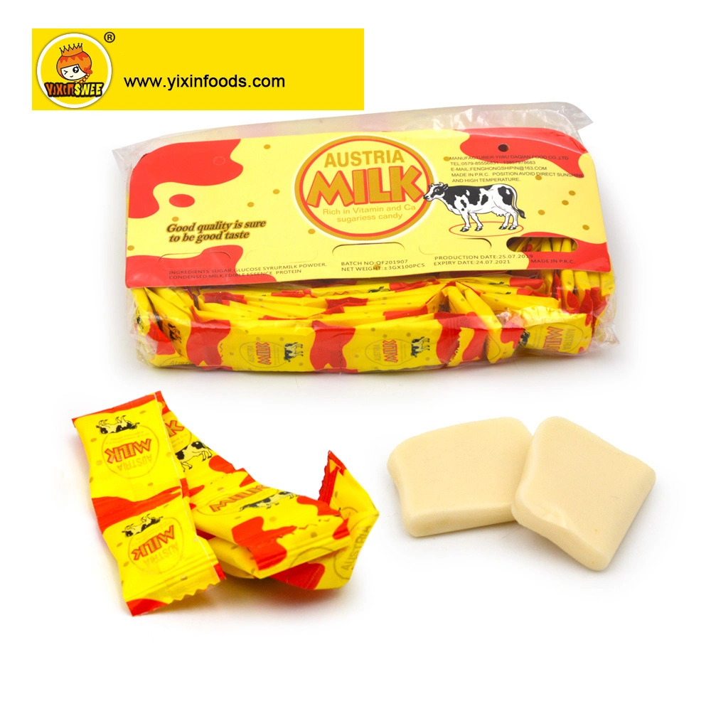 Factory Wholesale Center Filled Milk Soft Candy