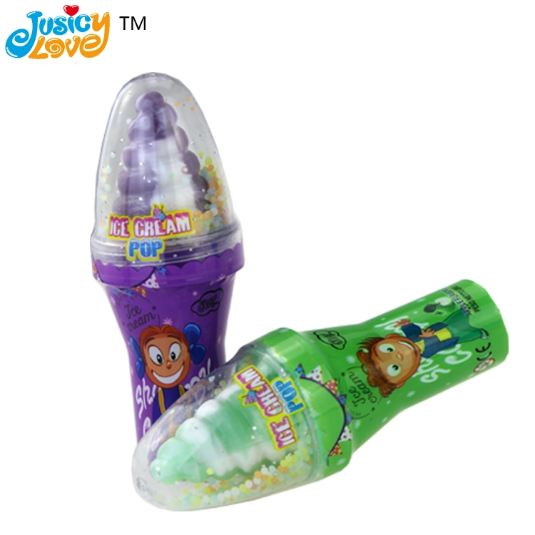 Ice Cream Shape Lollipops Shake Magic Pop Hard Candies Lollipop Candy