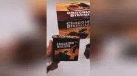 Confiture de Chocolat avec Finger Biscuits Cup Biscuit Saveur Chocolat