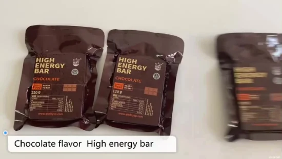 Rations militaires à haute énergie de nourriture de secours de saveur de chocolat Biscuits comprimés